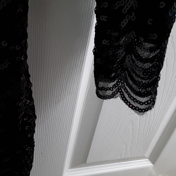 Lulu's Star Dust Sequin 3/4 Sleeve Dress - Picture 6 of 10